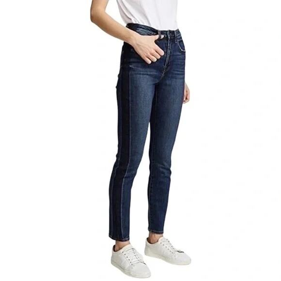 NWOT L’AGENCE Margo High Rise Skinny Jeans in Classic Vintage Stripe Size 24 - Picture 3 of 4